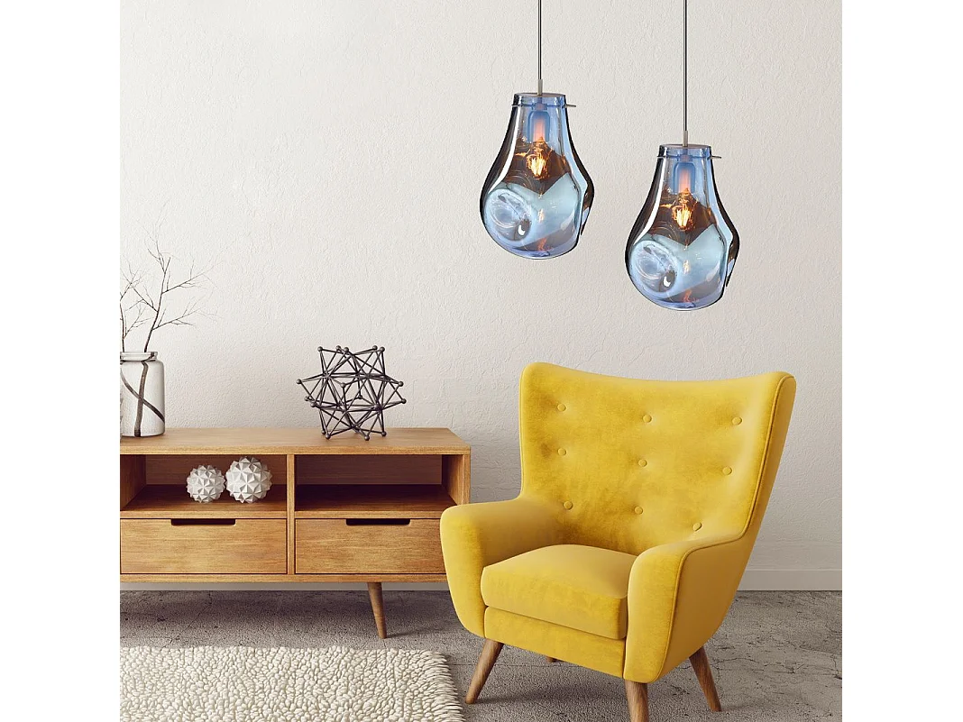 Lampe Suspendue Toolight App327-1Cp Blue