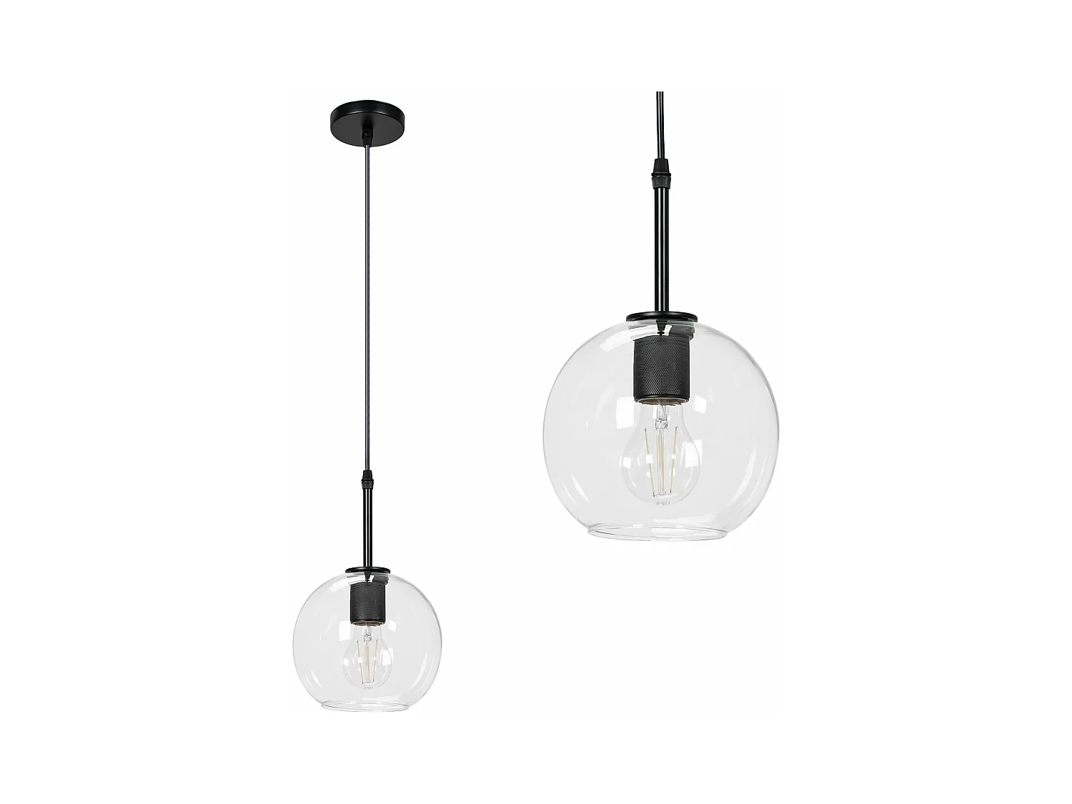 Lampe Suspendue Toolight App1176-1Cp Black