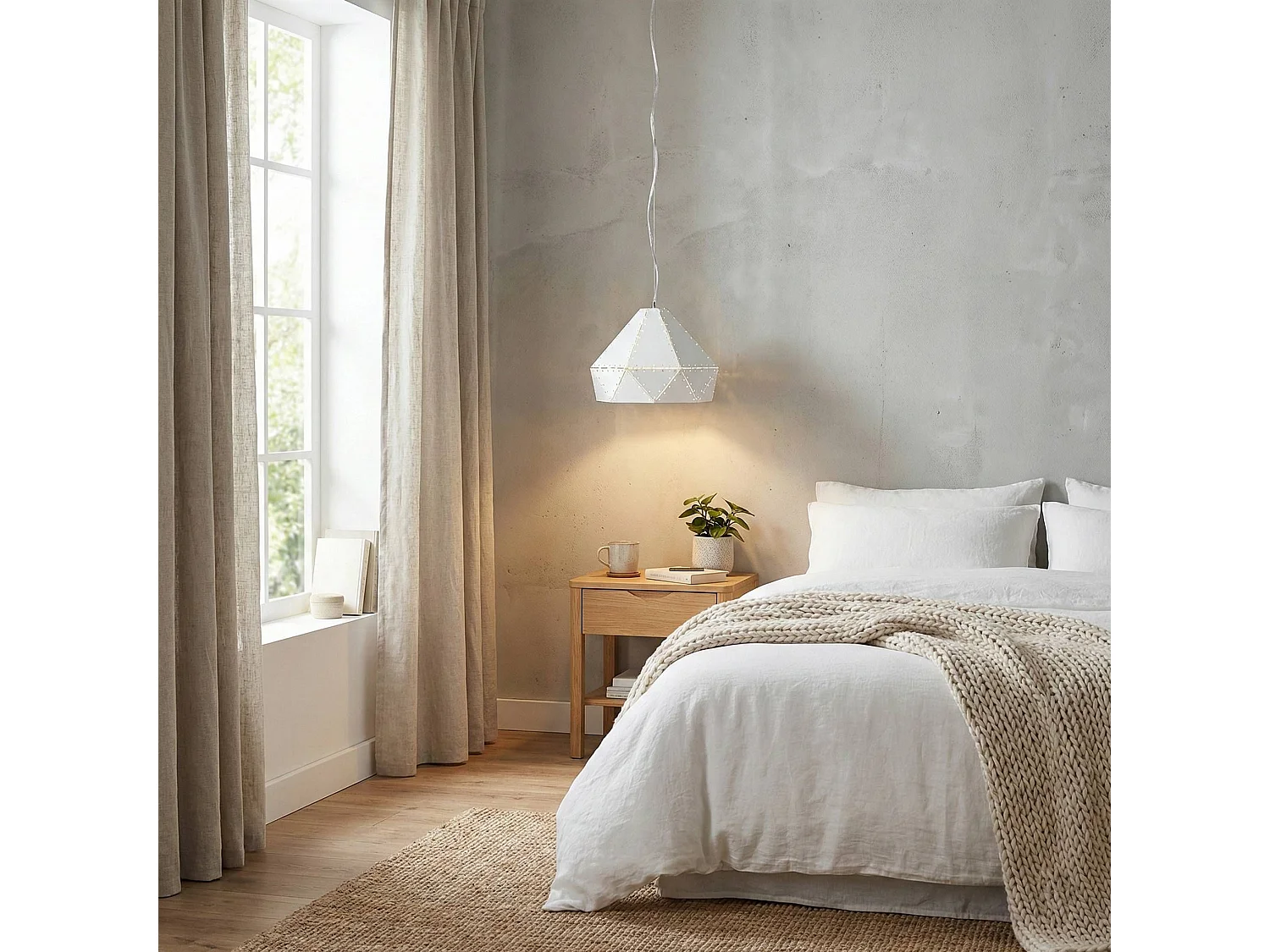Lampe Suspendue Toolight App237-1Cp White