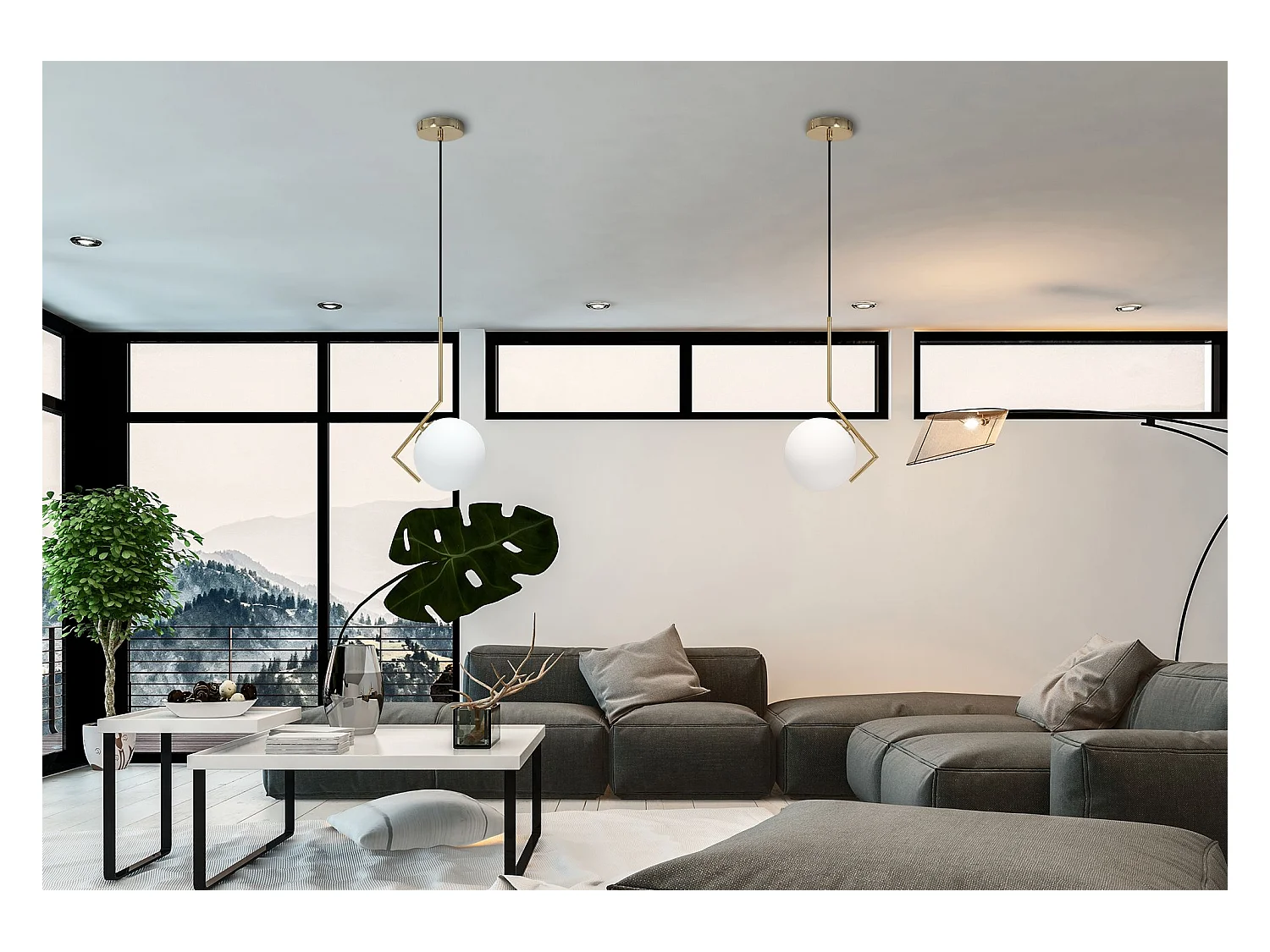 Hanglamp Toolight App429-1Cp Gold