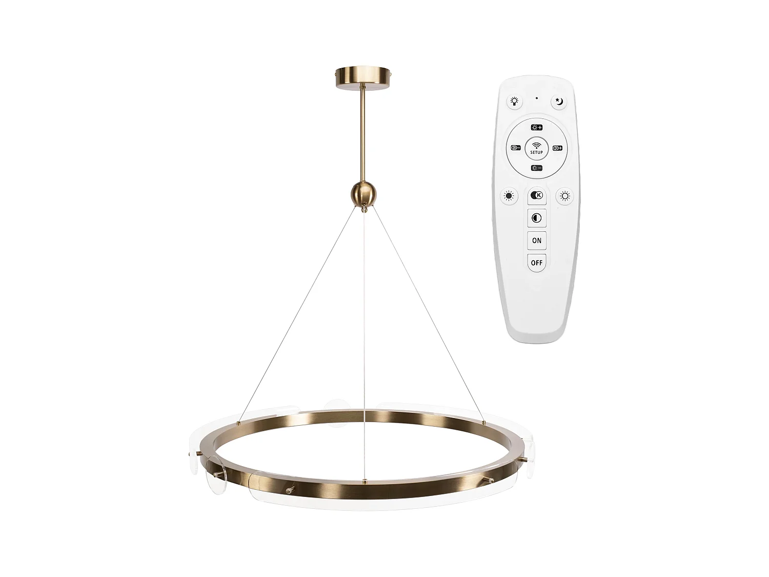 Hanglamp Toolight Led App1549-Cp Brush Gold