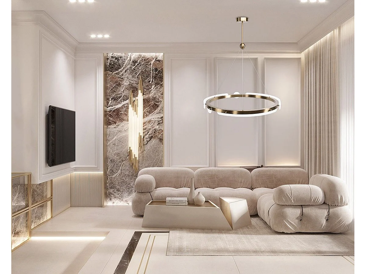 Lampe Suspendue Toolight Led App1549-Cp Brush Gold