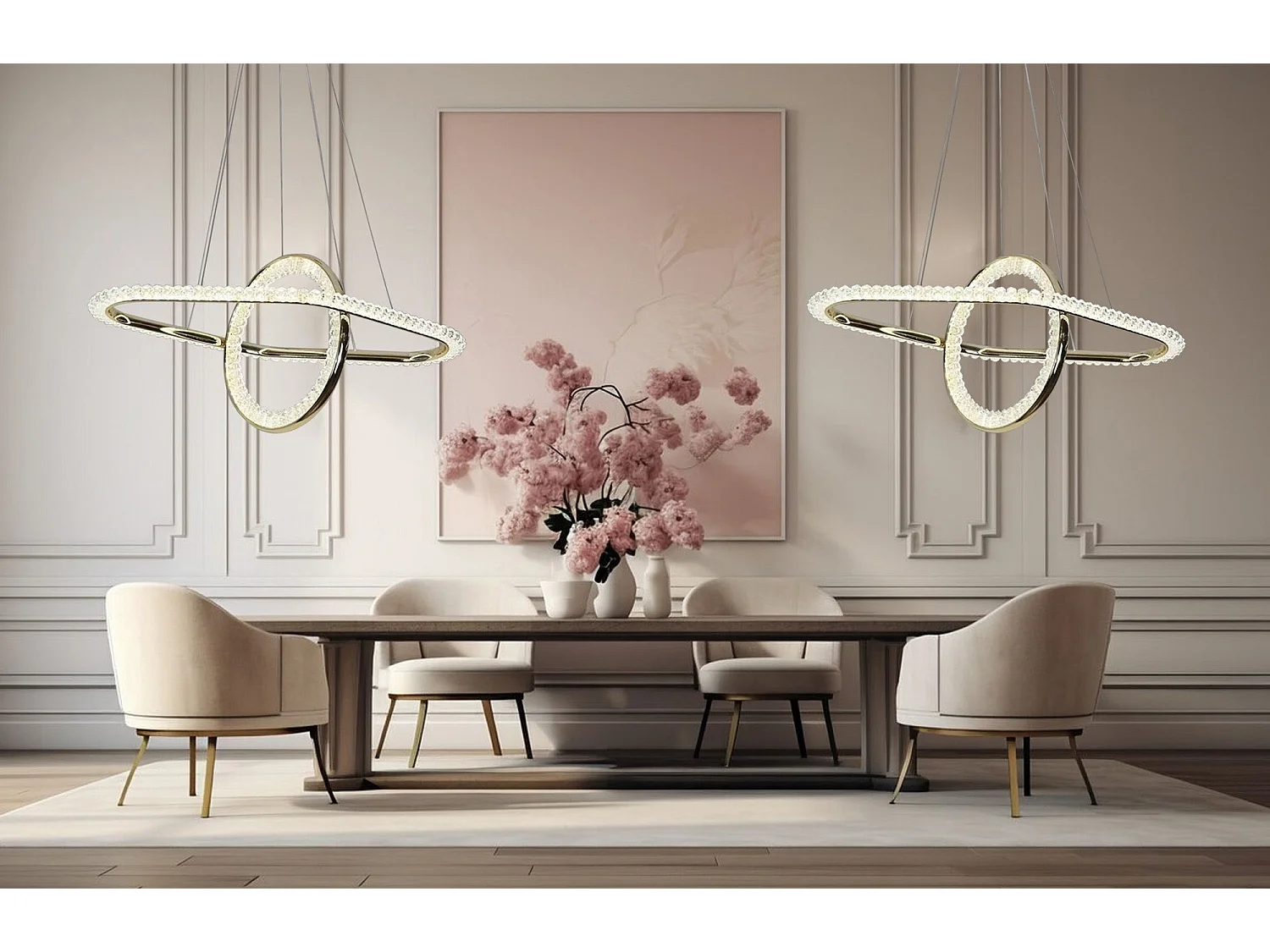 Lampe Suspendue Toolight Led G034-Cp Gold