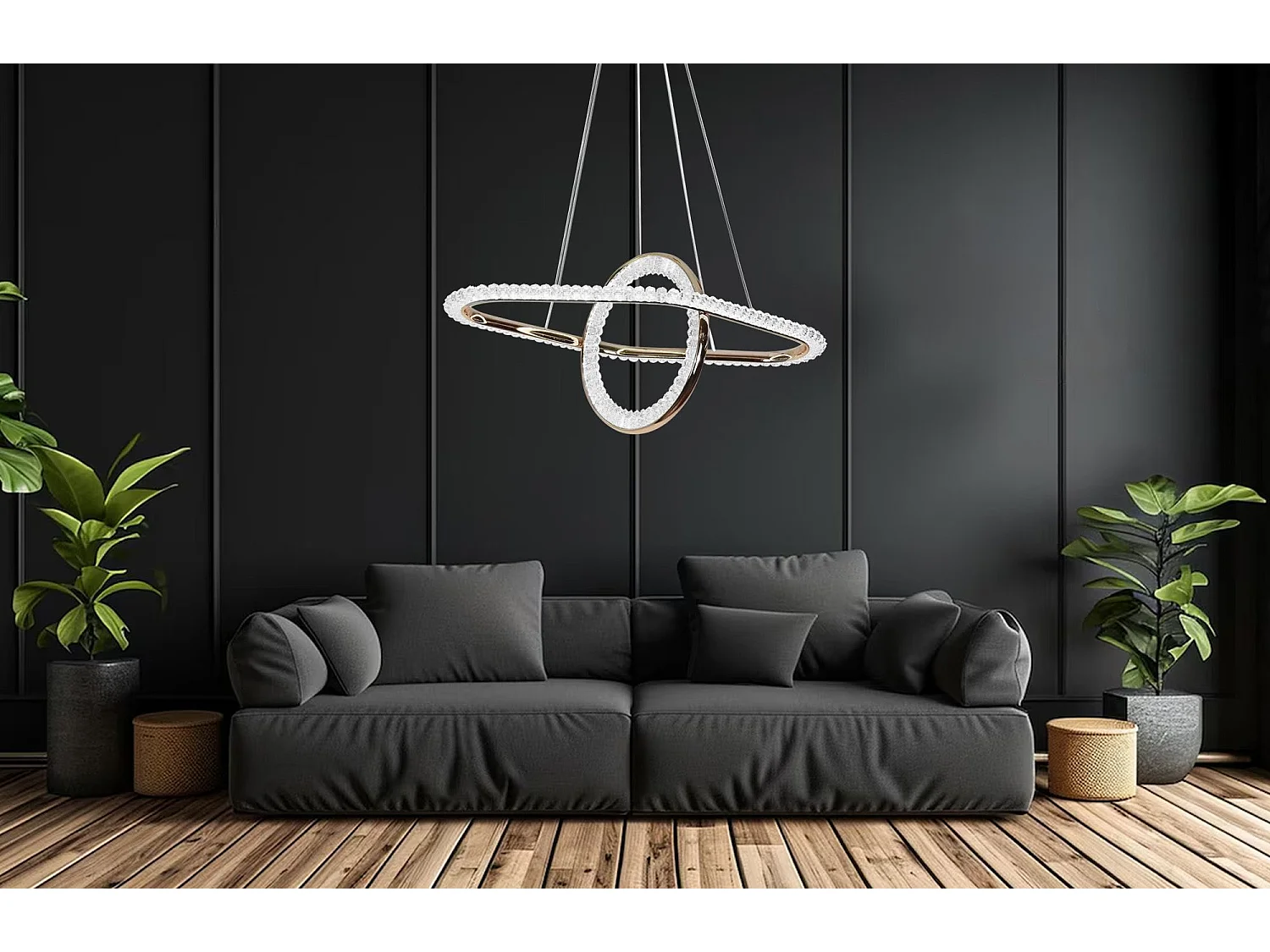 Lampe Suspendue Toolight Led G034-Cp Gold