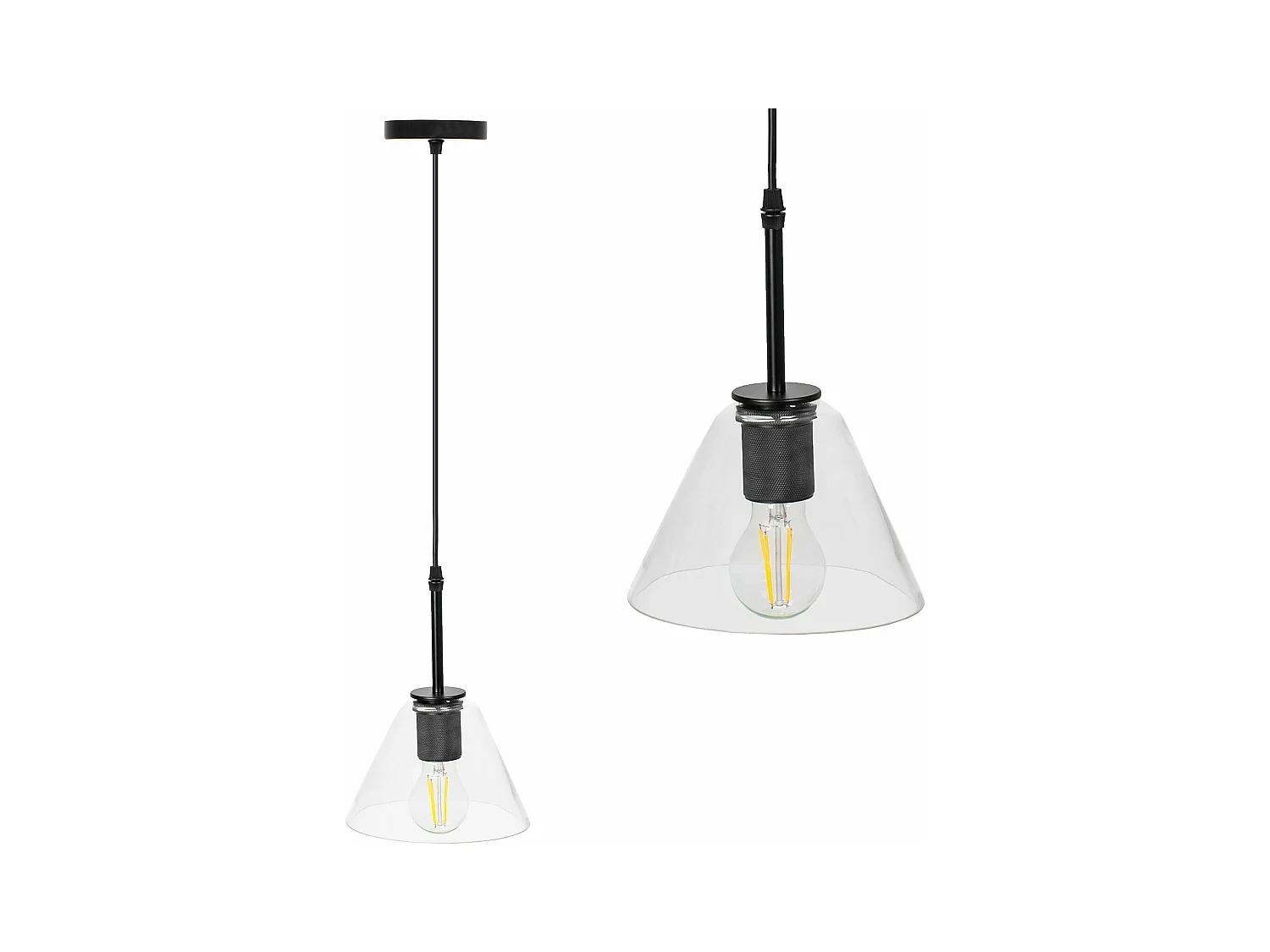 Lampe Suspendue Toolight App1178-1Cp Black
