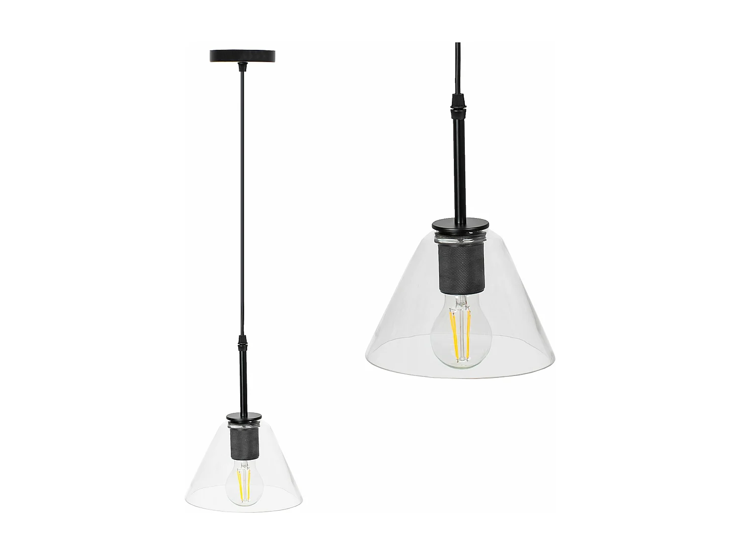 Lampe Suspendue Toolight App1178-1Cp Black