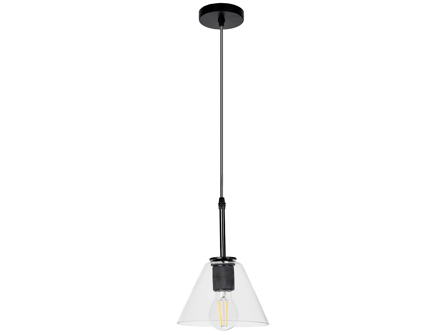 Candeeiro Suspenso Toolight App1178-1Cp Black