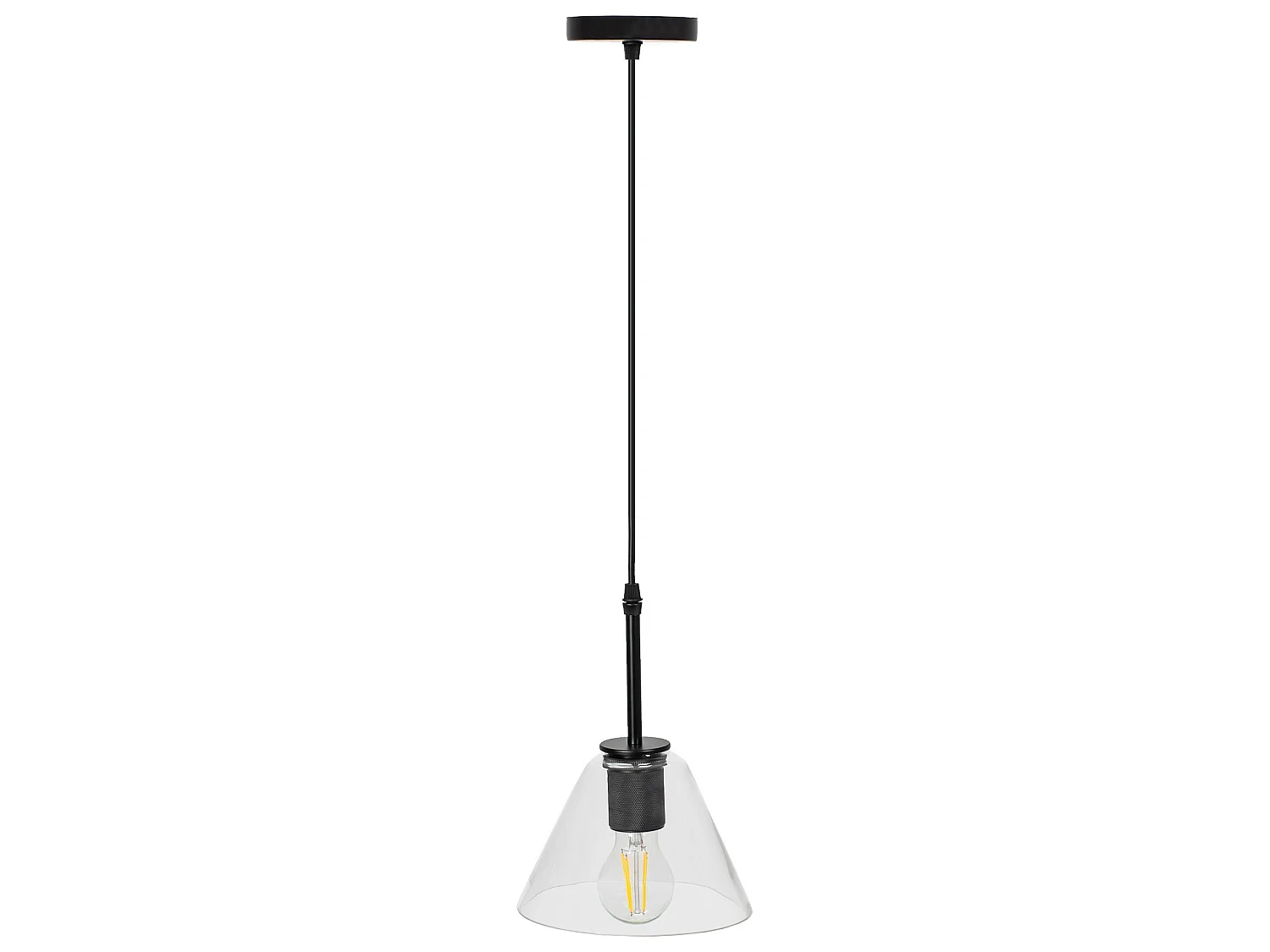 Candeeiro Suspenso Toolight App1178-1Cp Black