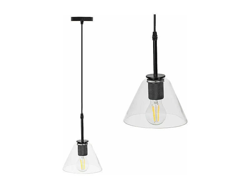 Lampe Suspendue Toolight App1178-1Cp Black