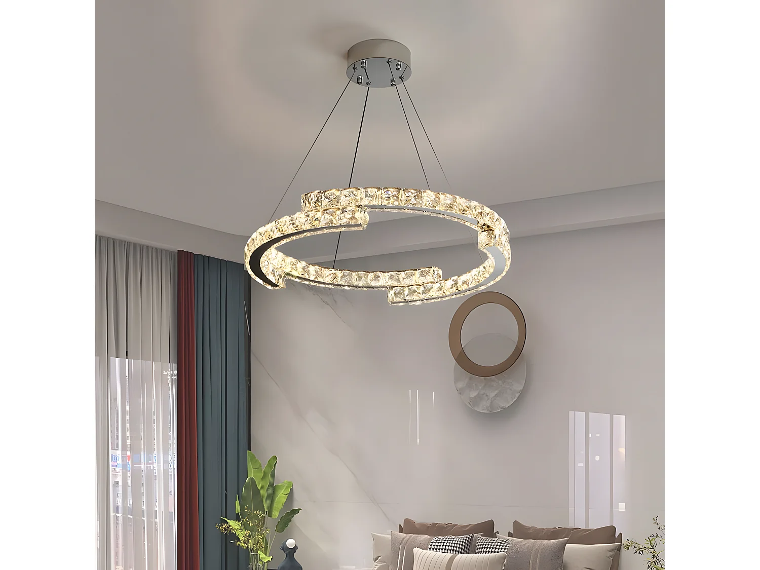 Lampe Suspendue Toolight Led App1556-Cp Gold