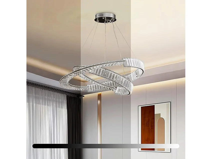 Lampe Suspendue Toolight Led App1525-Cp60/80 Chrome