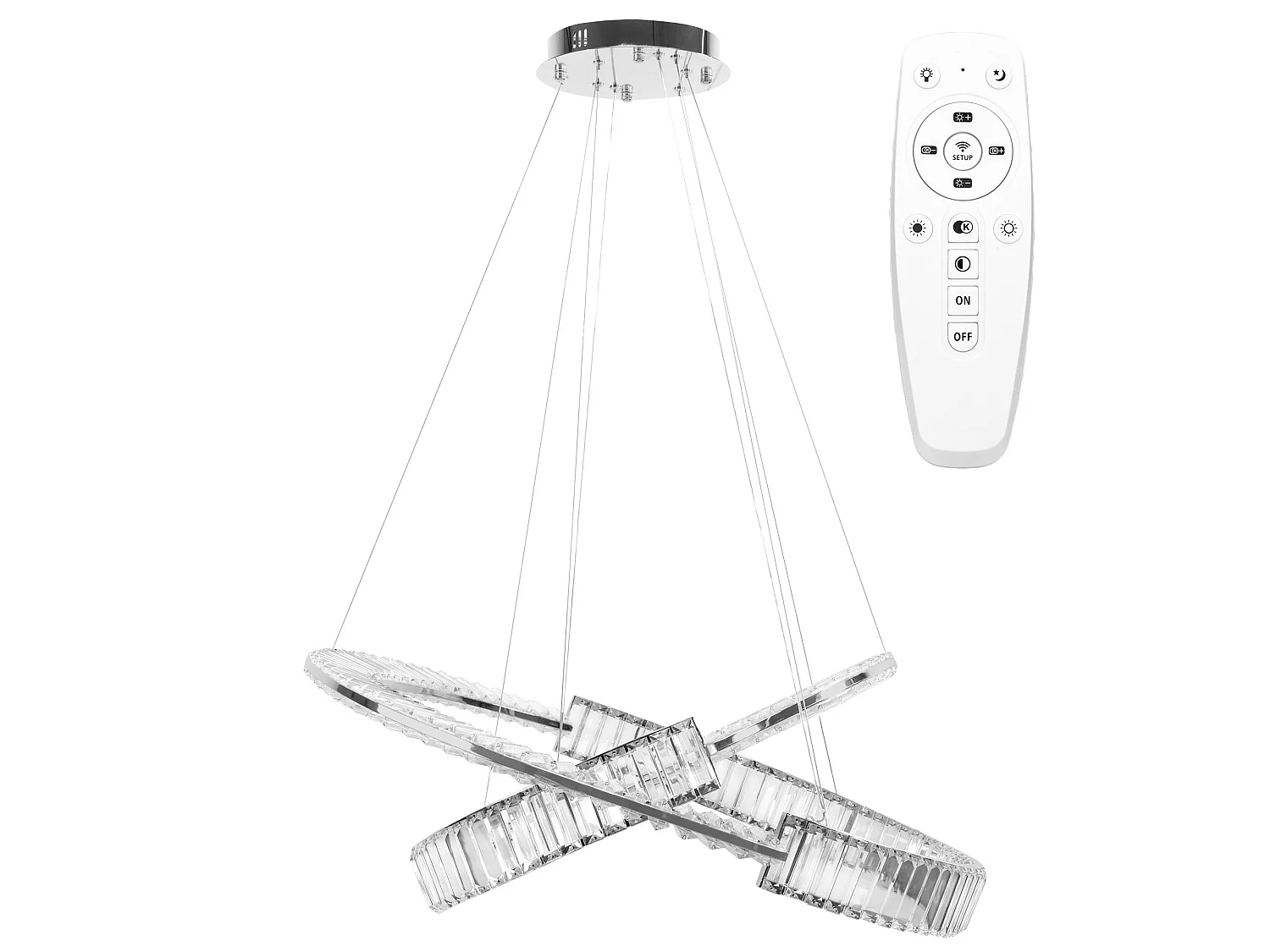Lampe Suspendue Toolight Led App1525-Cp60/80 Chrome