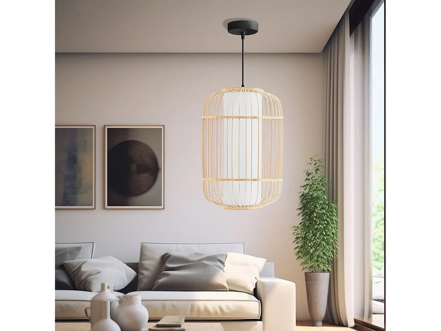 Lampe Suspendue Toolight App1626-1Cp Brown