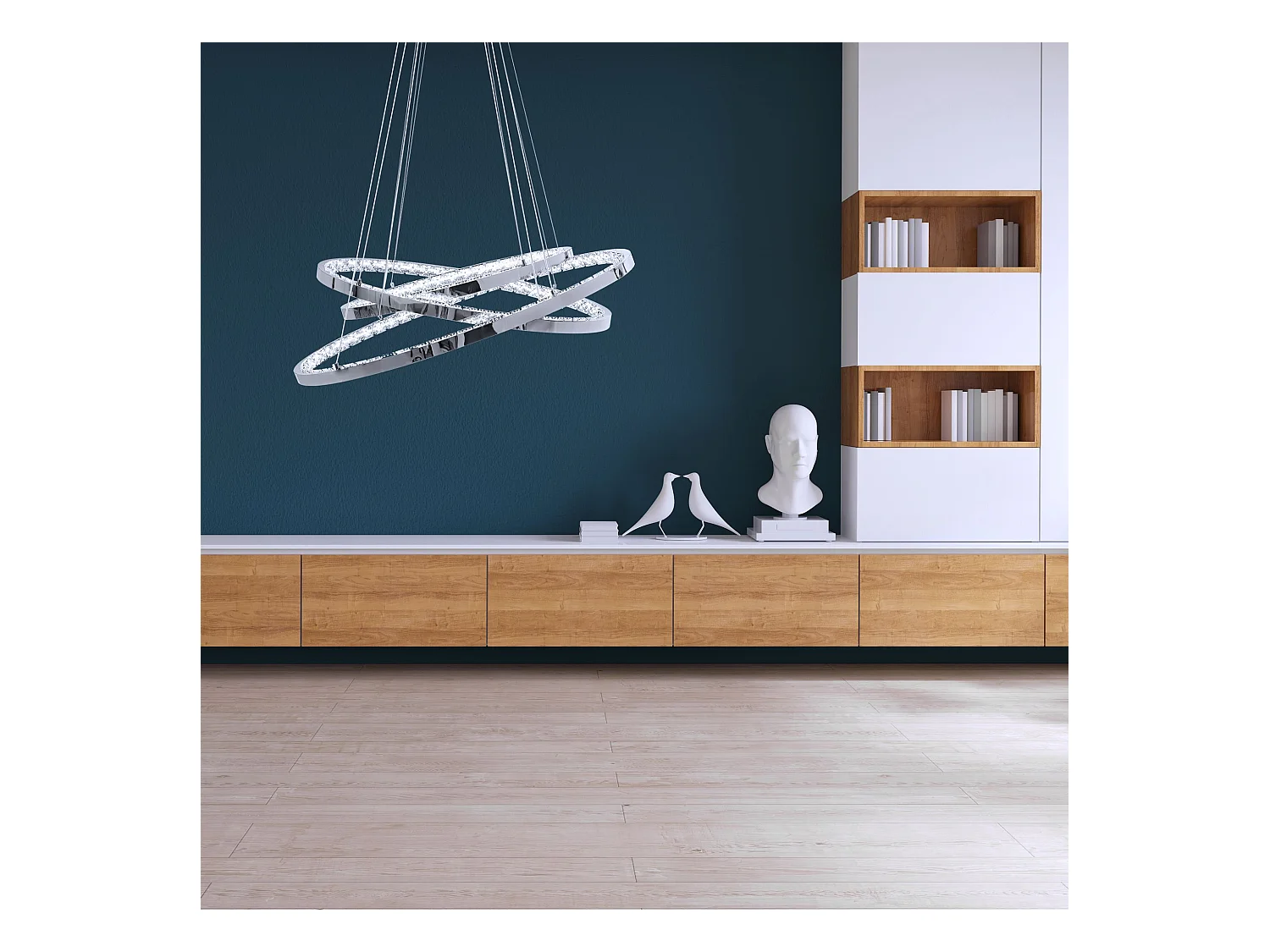 Lampe Suspendue Toolight App772-3Cp Light Grey