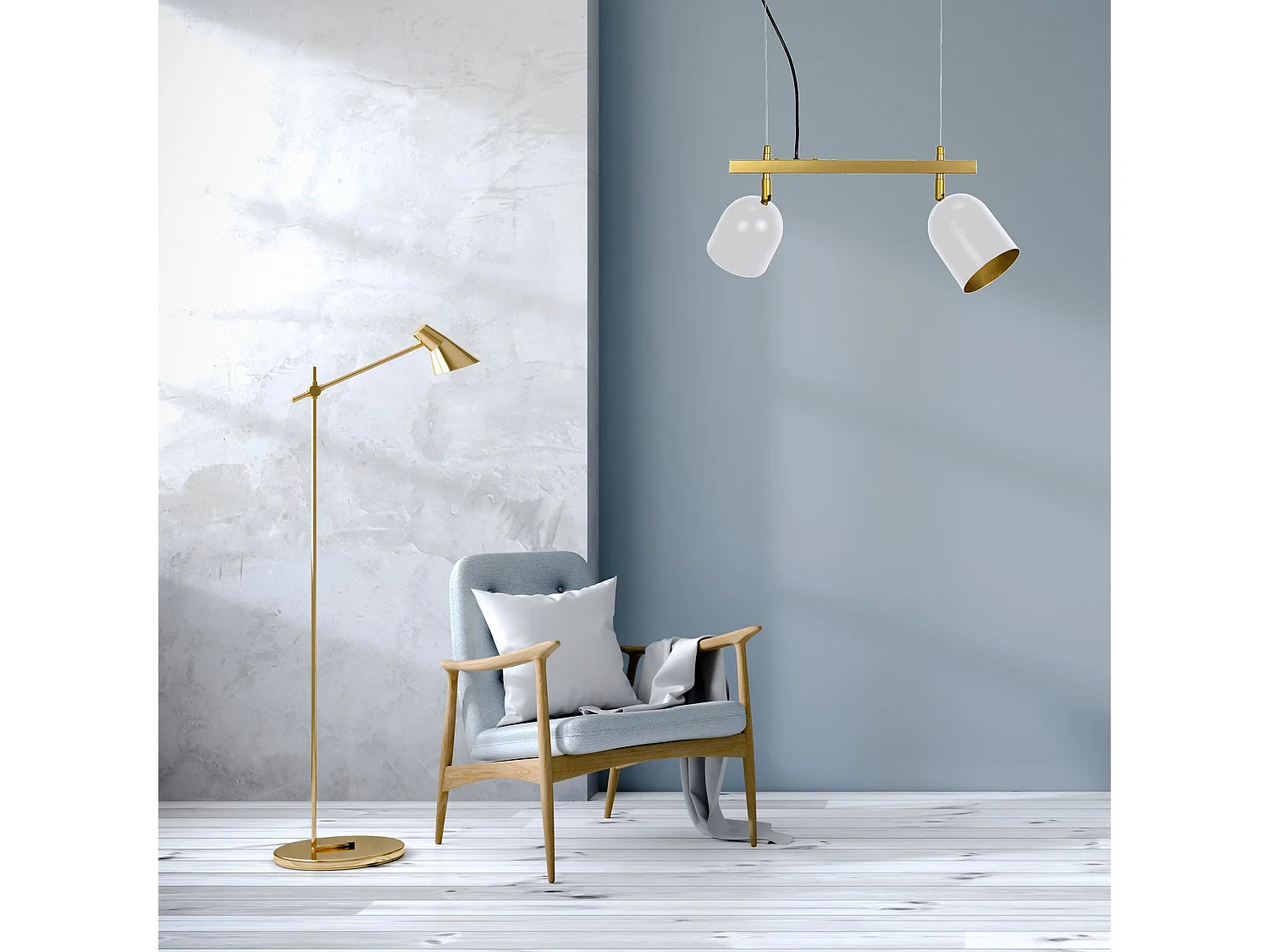 Lampe Suspendue Toolight App1032-2Cp White