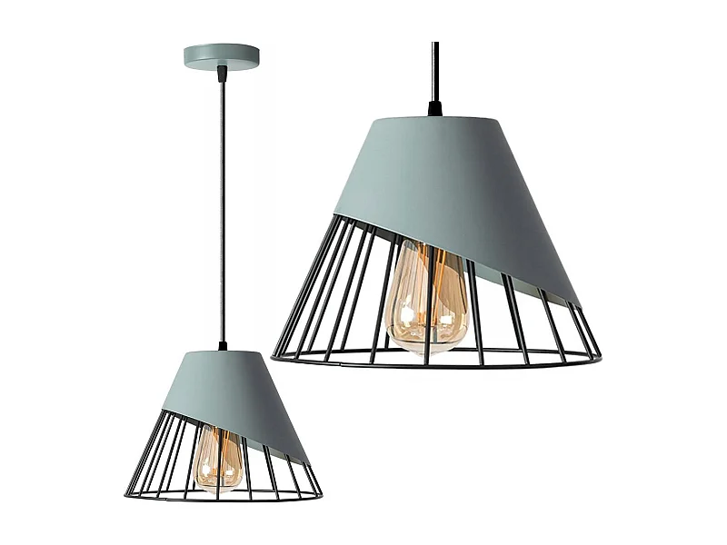 Hängelampe Toolight App229-1Cp Grey Black