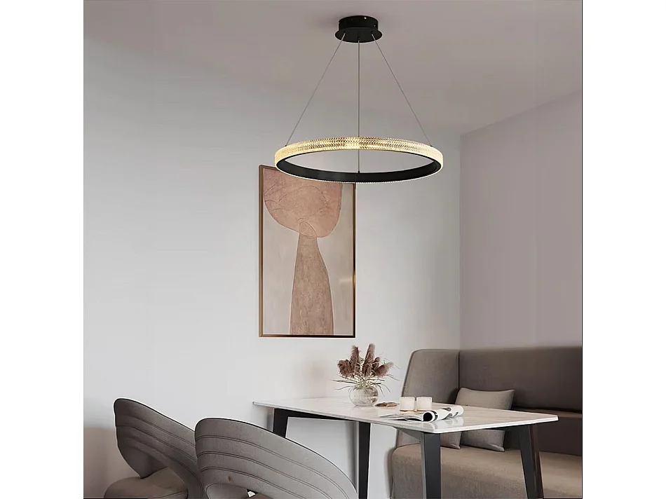 Lampe Suspendue Toolight Led App1512-Cp Black