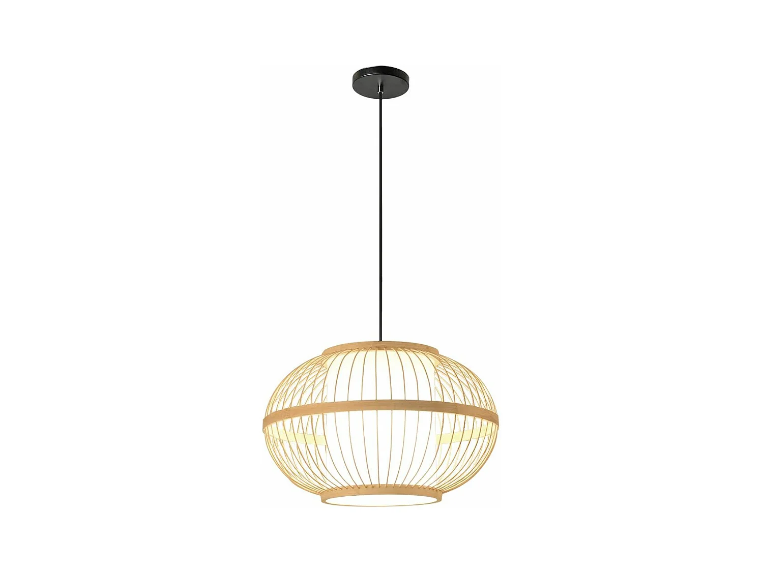 Lampe Suspendue Toolight App1632-1Cp Boho 50Cm Beige