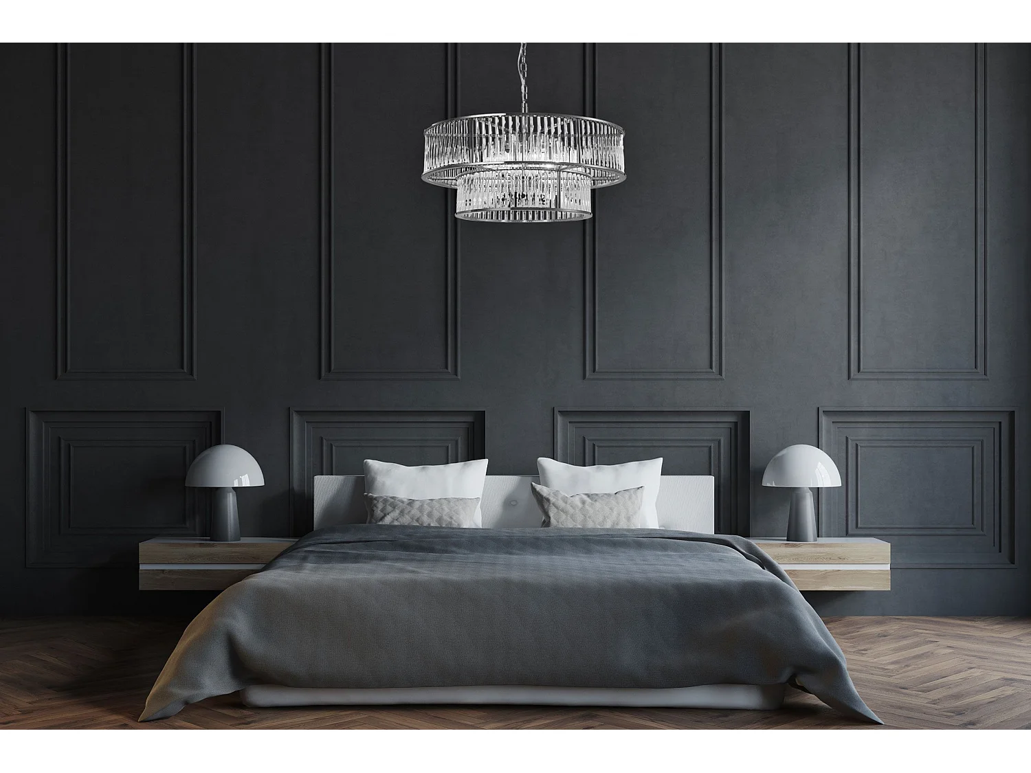 Lampe Suspendue Toolight App1563-8Cp-2 Chrome