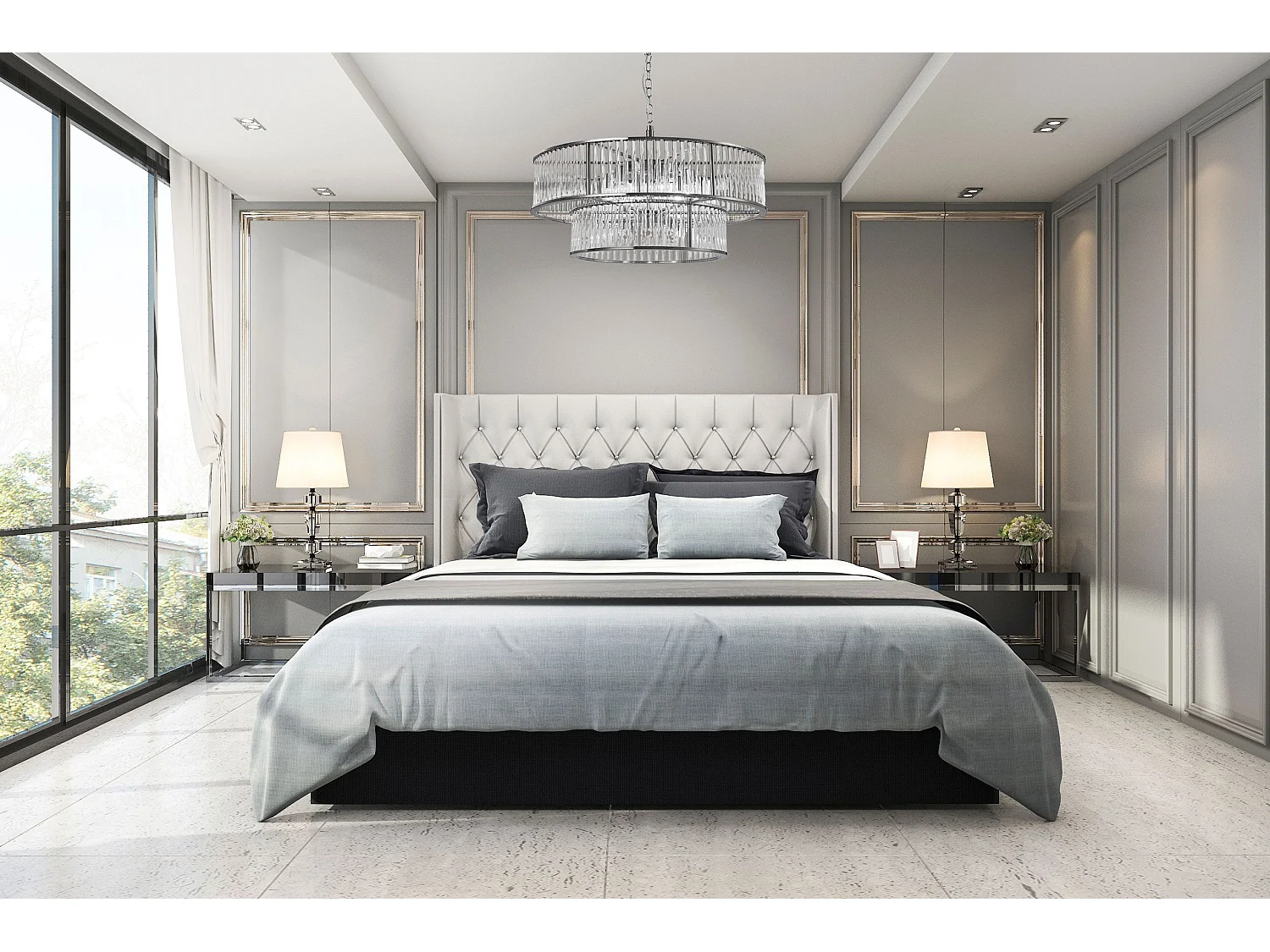 Lampe Suspendue Toolight App1563-8Cp-2 Chrome