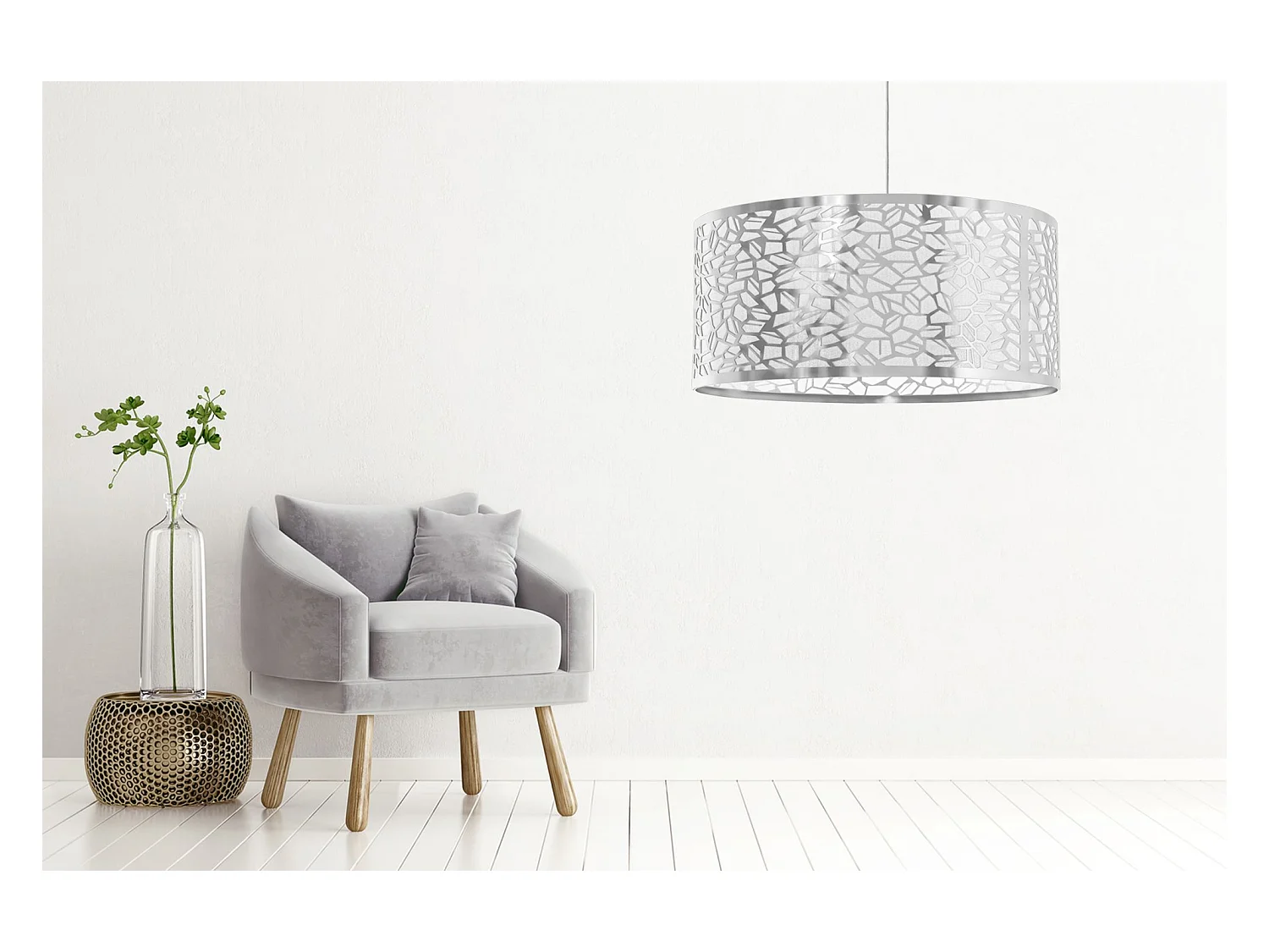 Hängelampe Toolight App1016-1Cp Grey