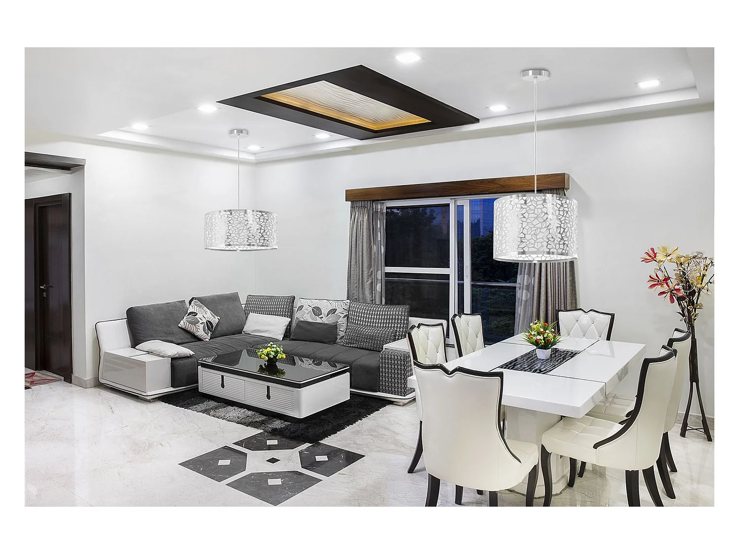 Hängelampe Toolight App1016-1Cp Grey