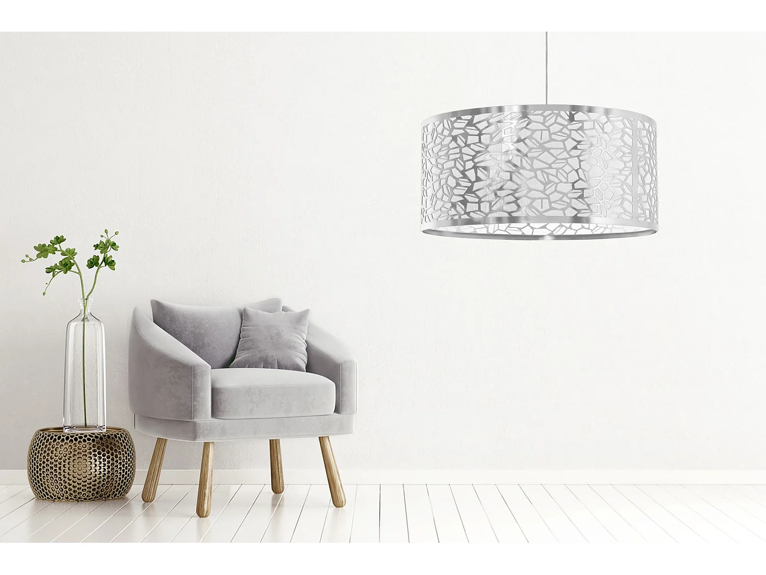 Lampe Suspendue Toolight App1016-1Cp Grey