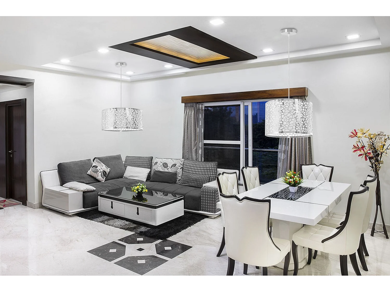 Lampe Suspendue Toolight App1016-1Cp Grey