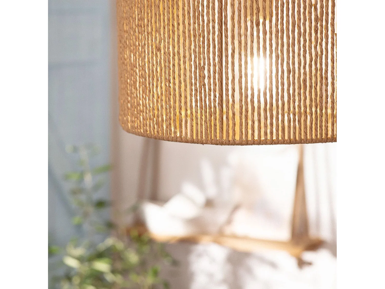 Lampe Suspendue Toolight App1325-1Cp Boho 40Cm Brown