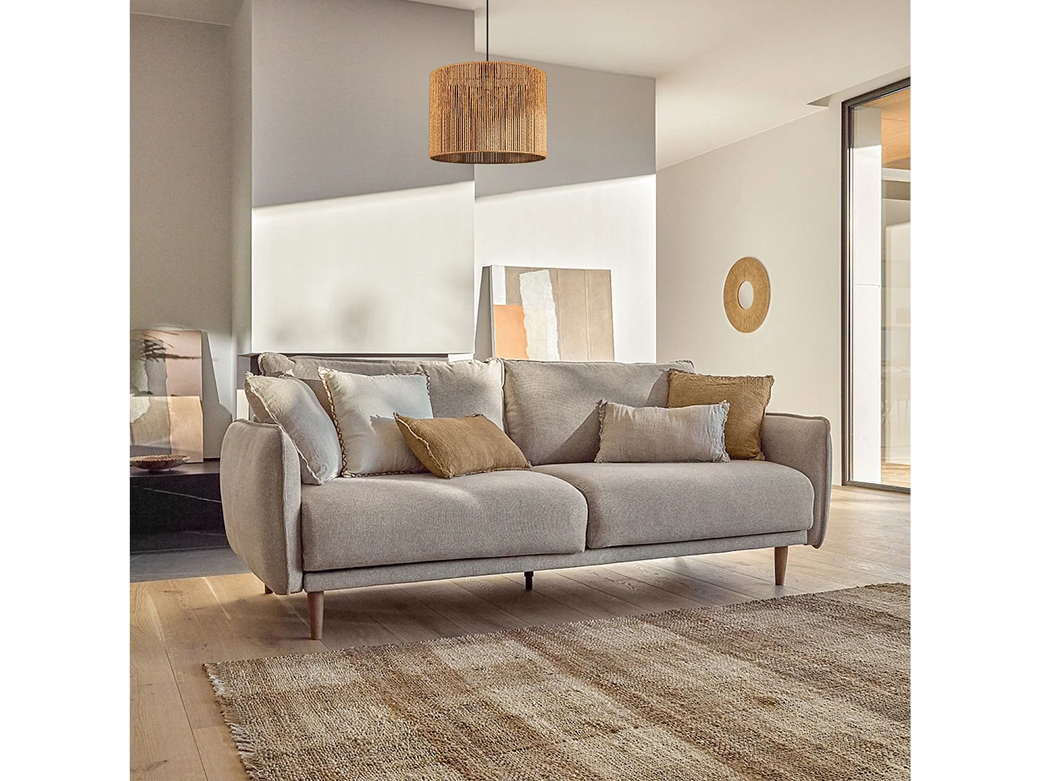 Lampe Suspendue Toolight App1325-1Cp Boho 40Cm Brown