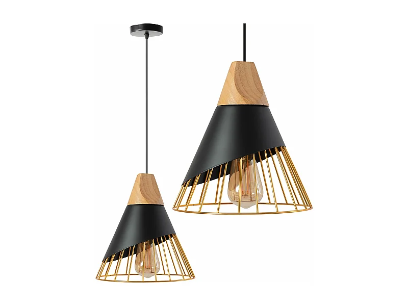 Hanglamp Toolight App224-1Cp Black Gold
