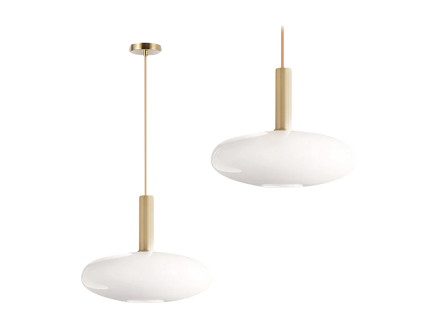 Candeeiro Suspenso Toolight App668-1Cp Gold White