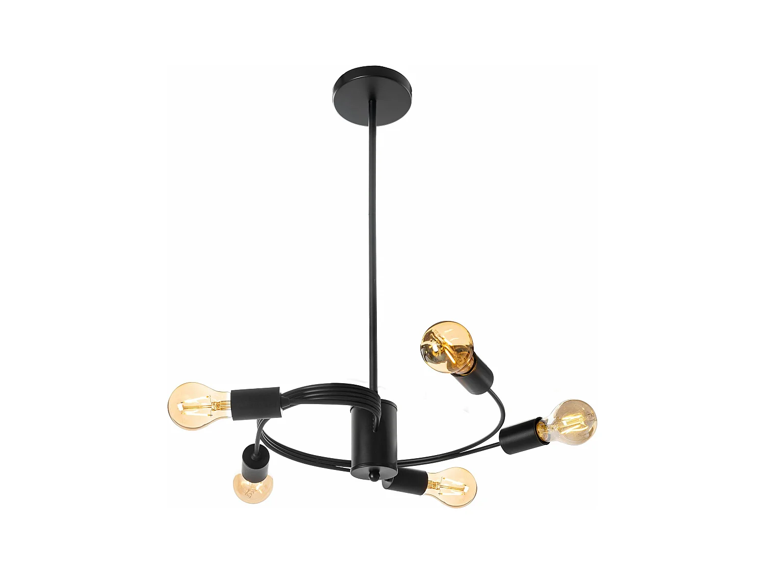 Lampe Suspendue Toolight App739-5Cp Black