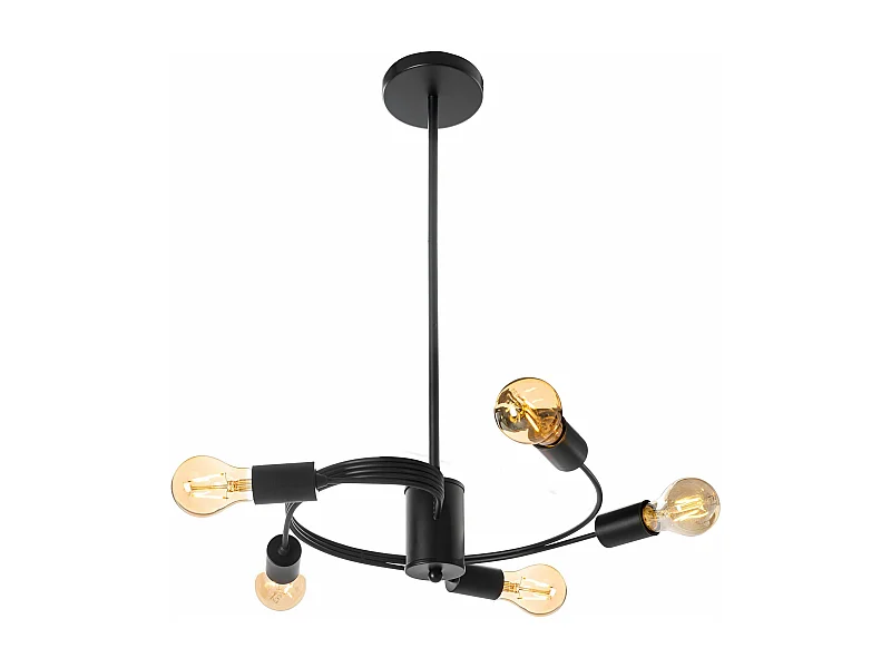 Hängelampe Toolight App739-5Cp Black