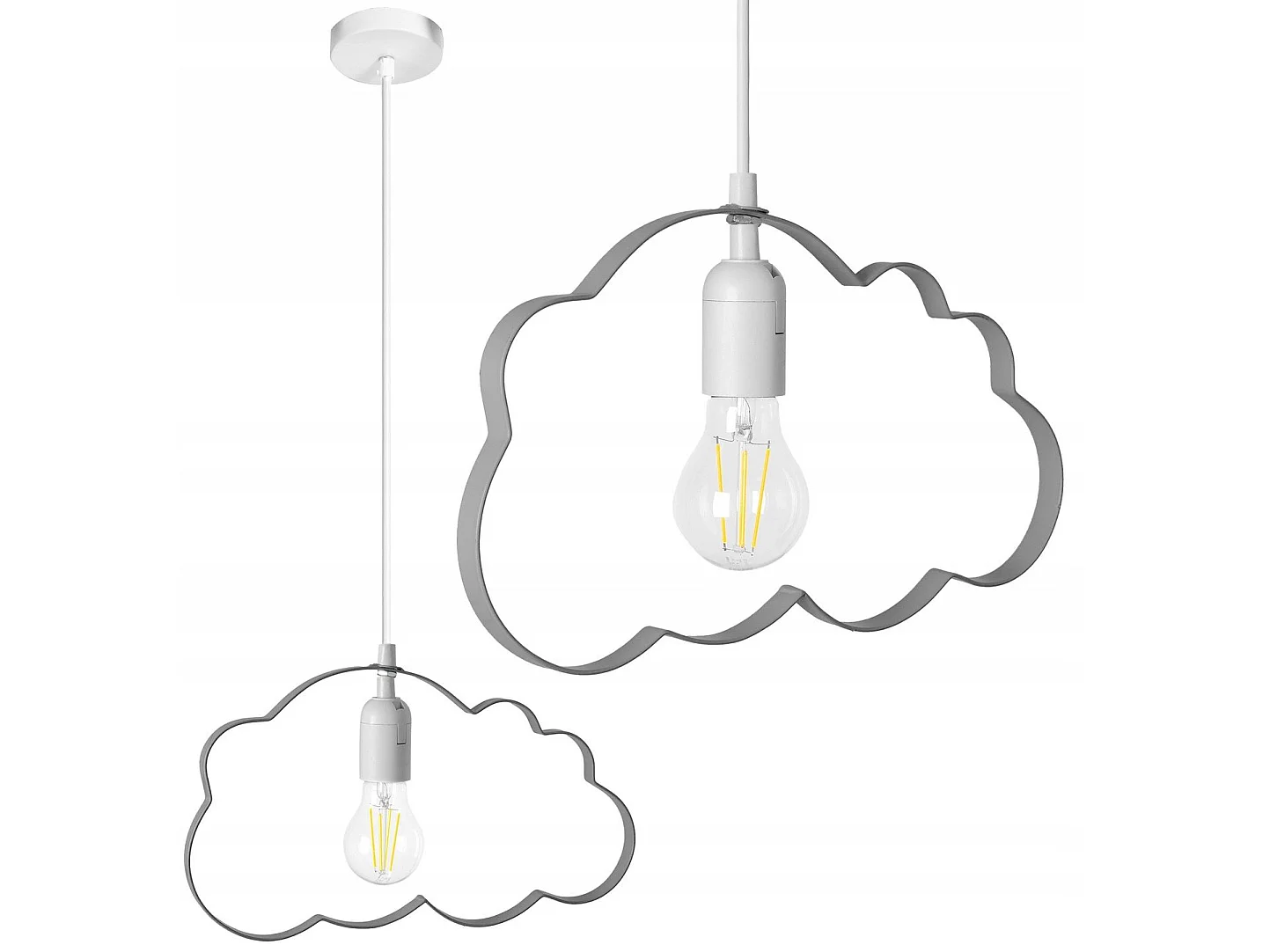 Lampe Suspendue Toolight Lh2077-2 Grey