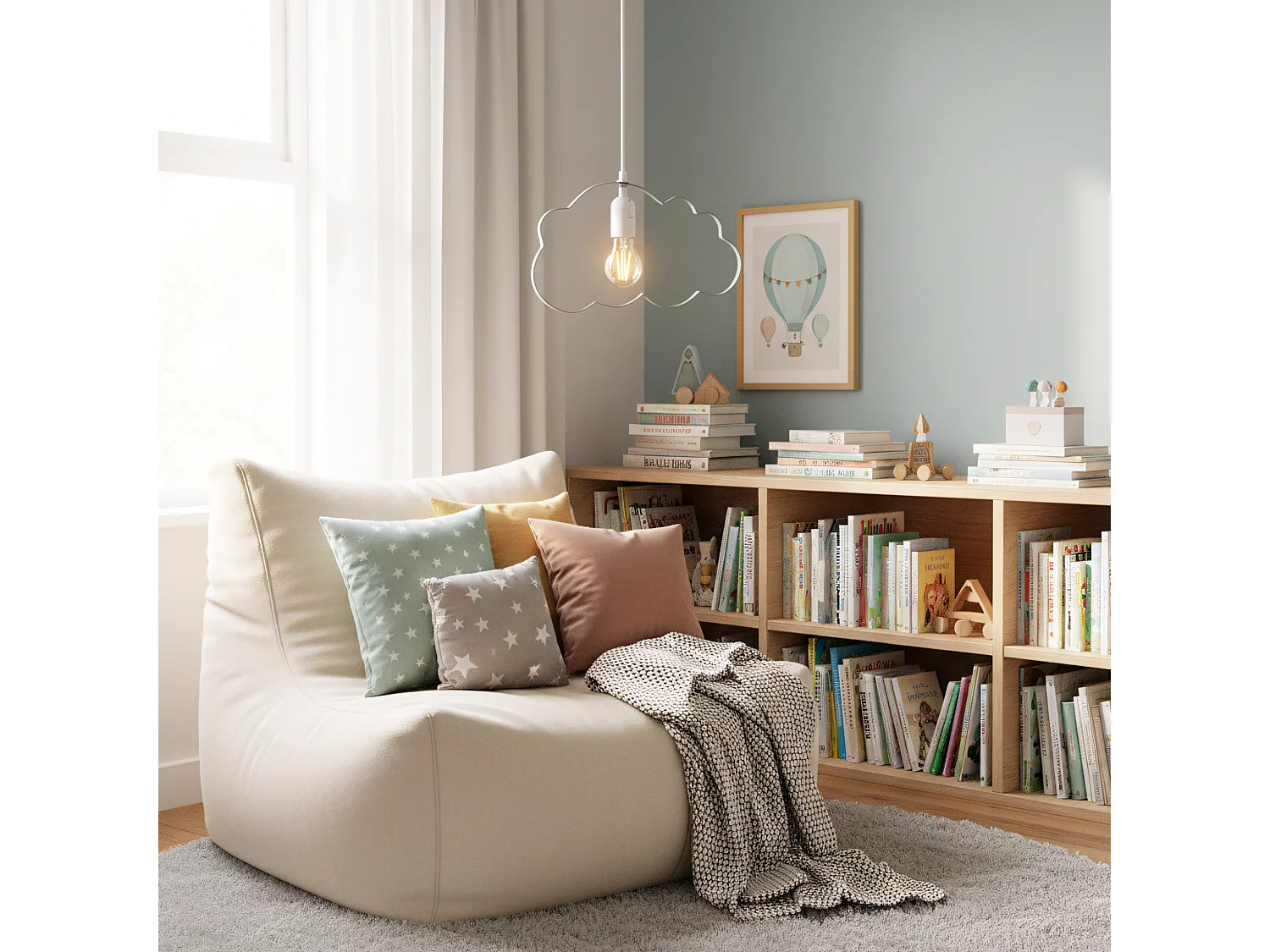 Lampe Suspendue Toolight Lh2077-2 Grey