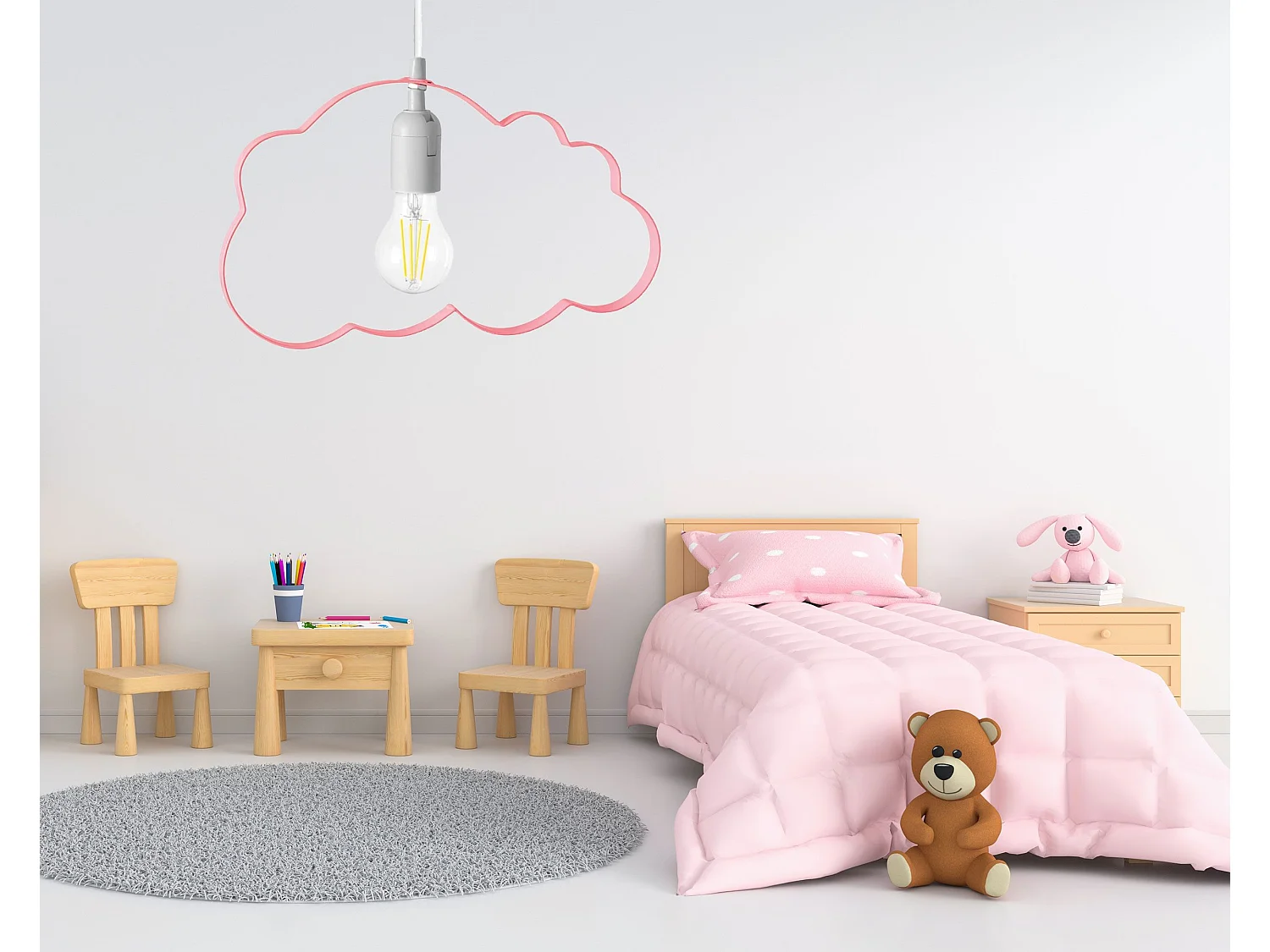 Hängelampe Toolight Kids Lh2077 Pink