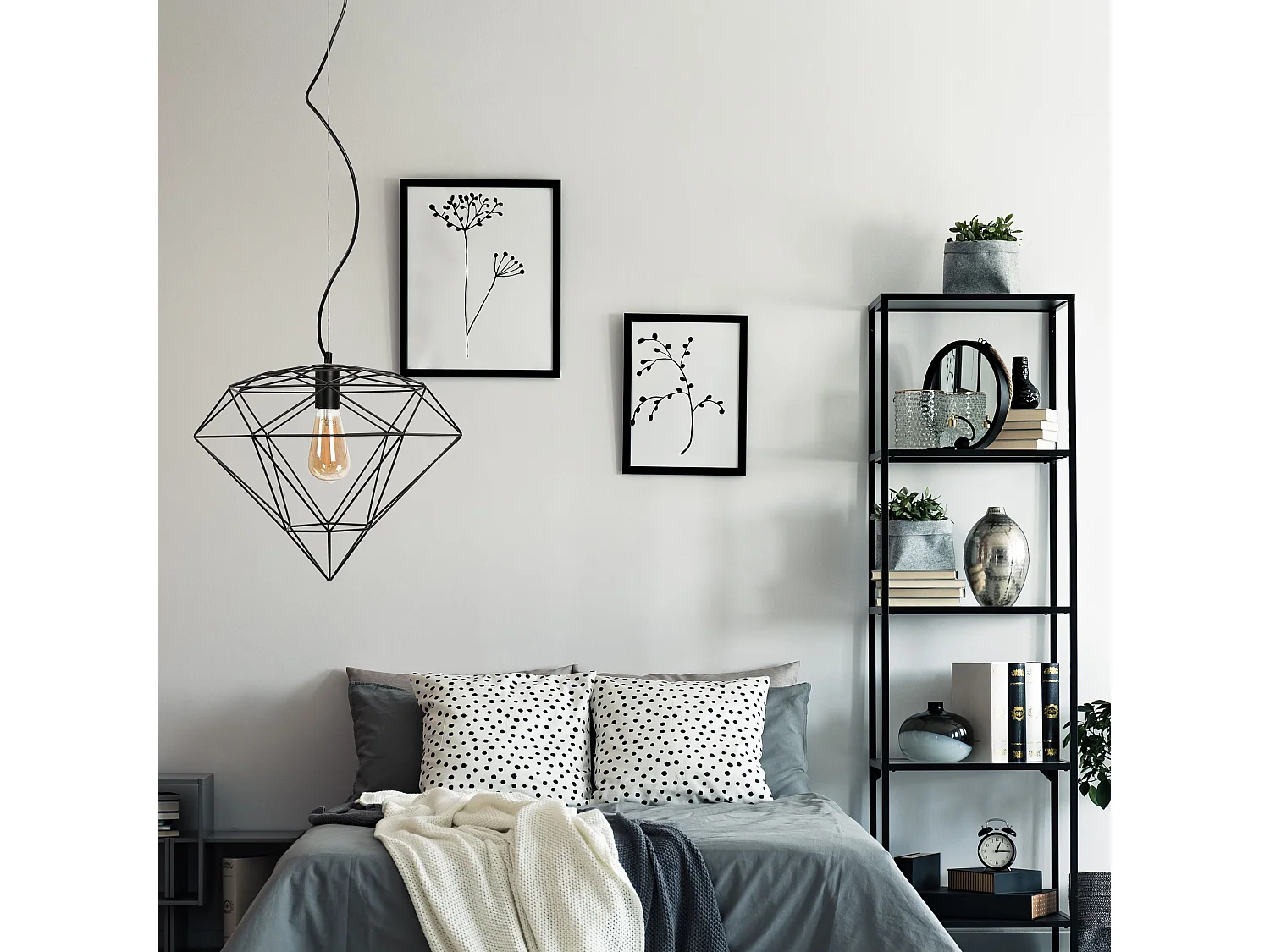 Lampe Suspendue Toolight App563-1Cp Black