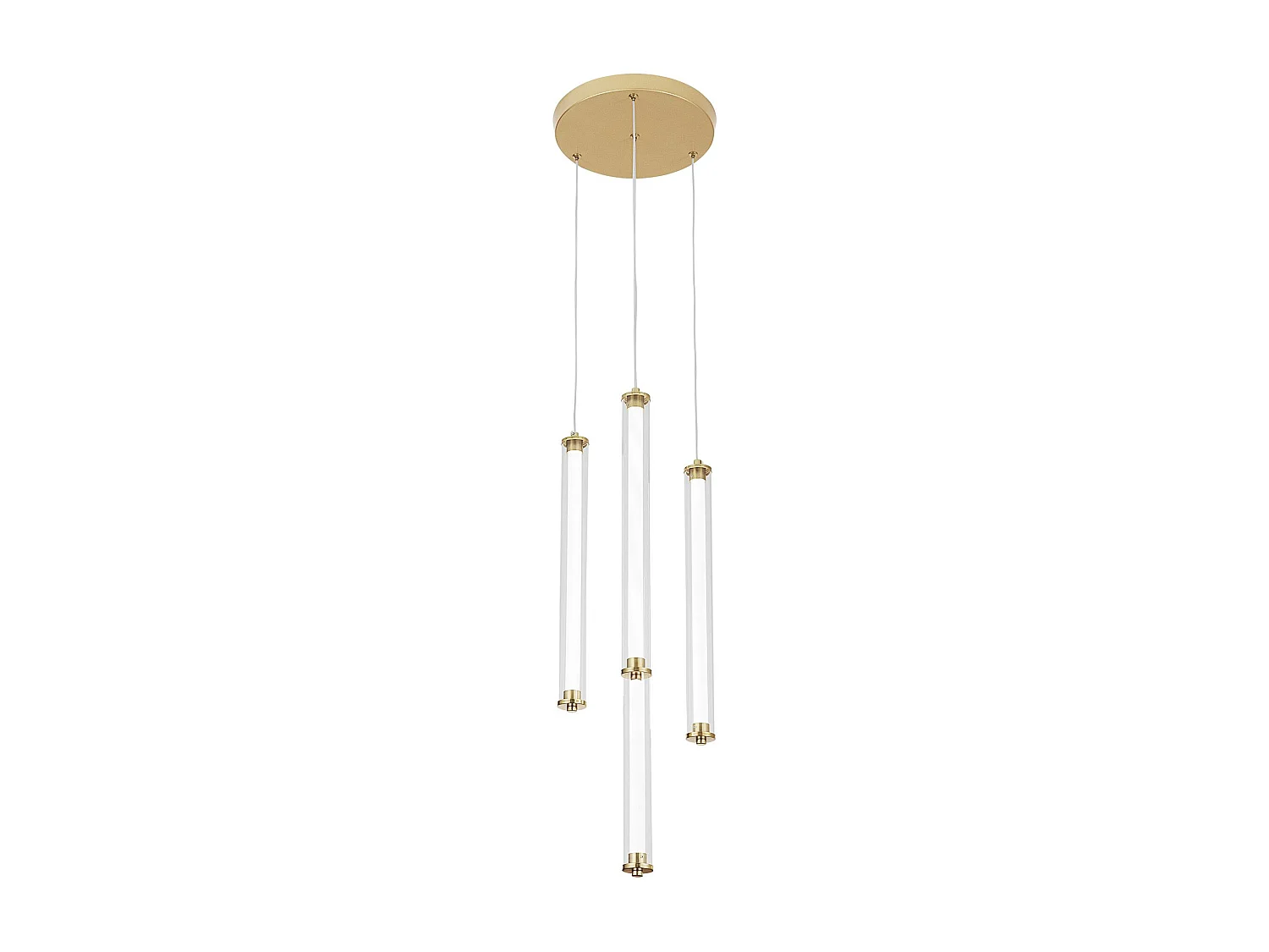 Toolight LED G024-4CPR hængelampe guld 133,5X25,5X41,5CM