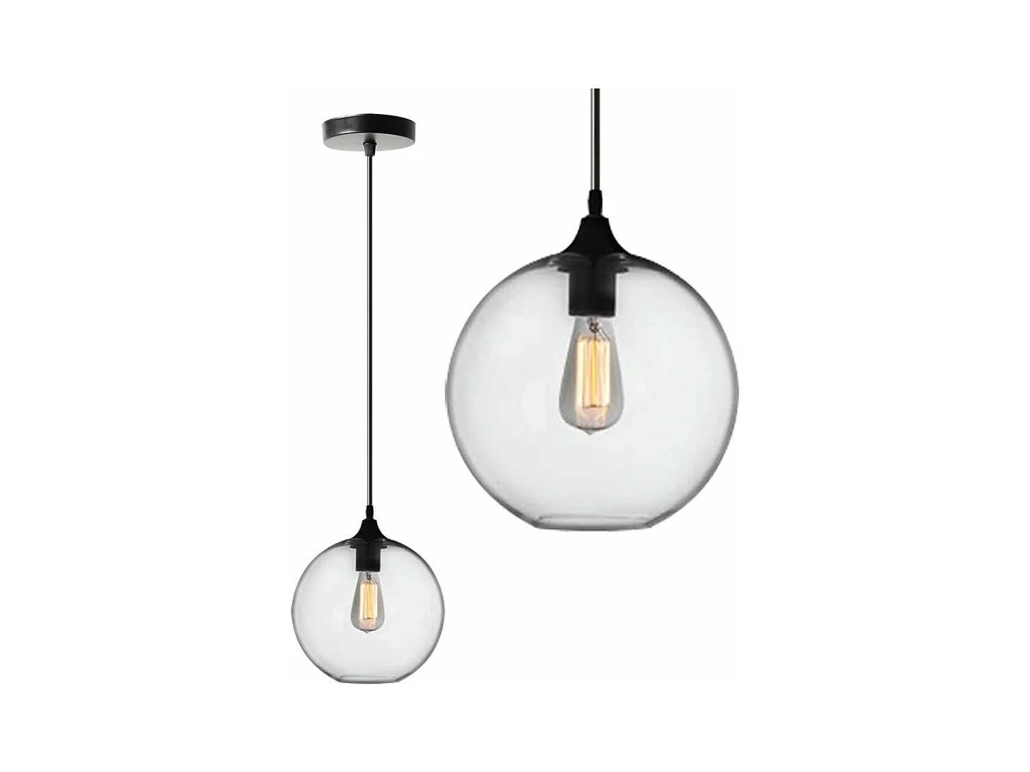 Lampe Suspendue Toolight App311-1Cp Black