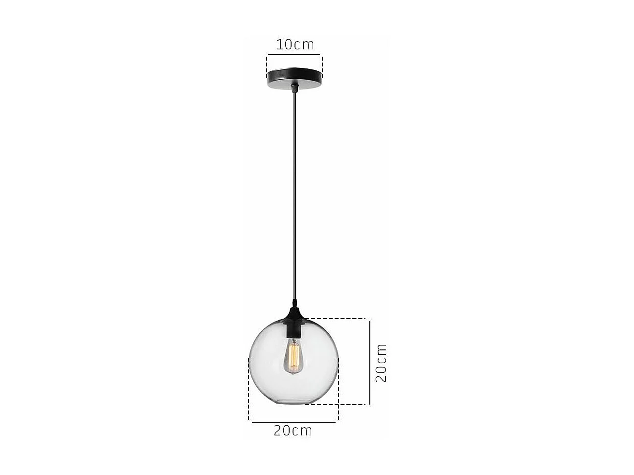 Lampe Suspendue Toolight App311-1Cp Black