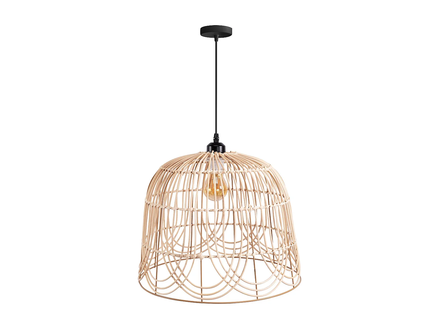 Lampe Suspendue Toolight App1352-1Cp 40Cm Beige