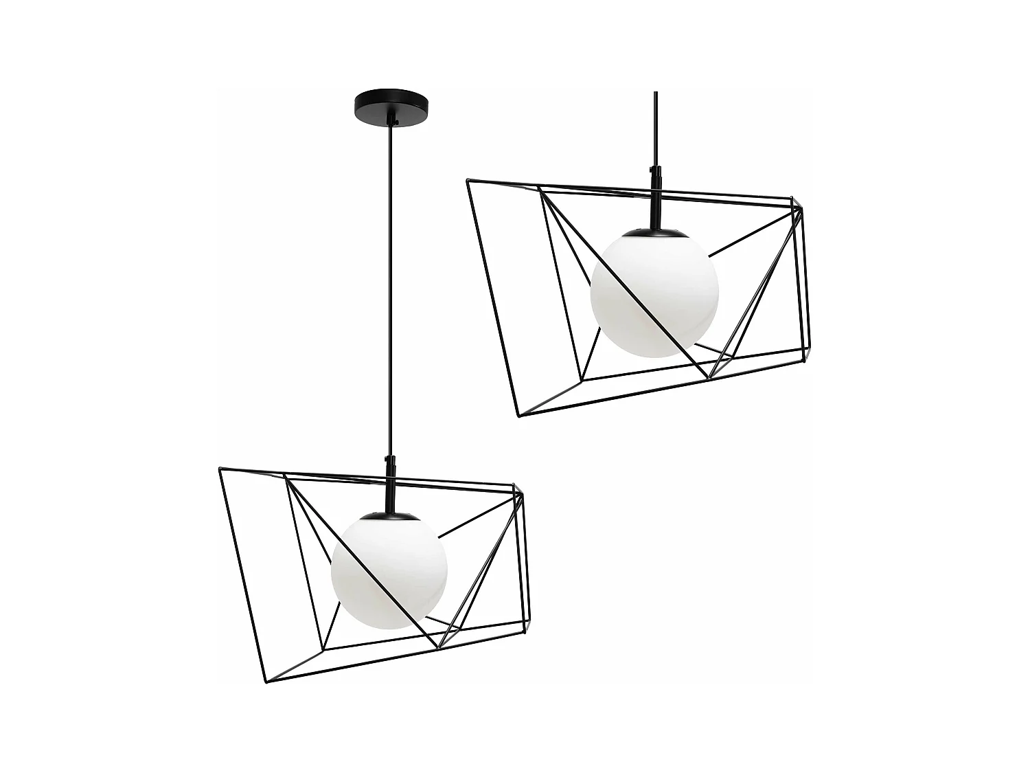 Lampe Suspendue Toolight App1022-1Cp Black