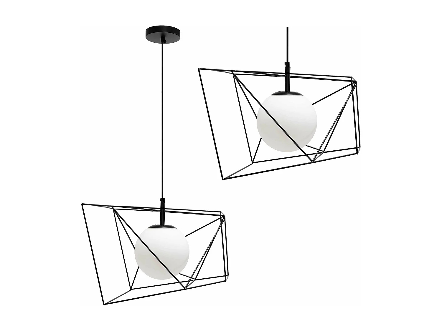 Lampe Suspendue Toolight App1022-1Cp Black