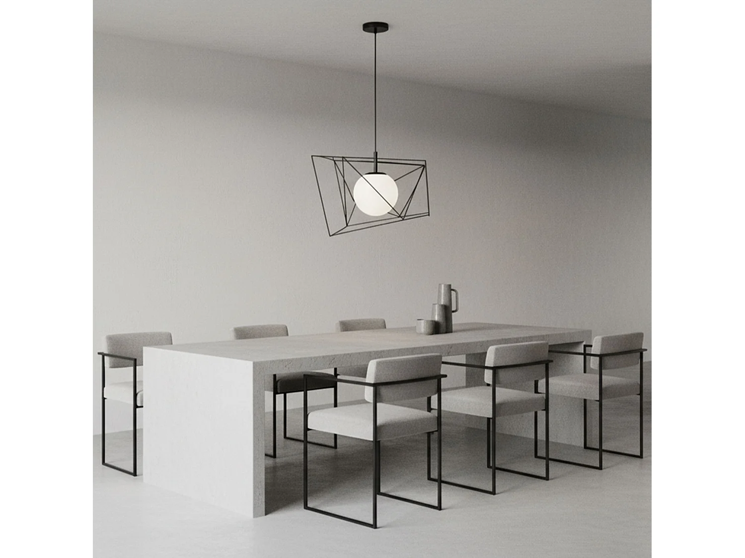 Toolight APP1022-1CP hængelampe sort 26X34X26CM