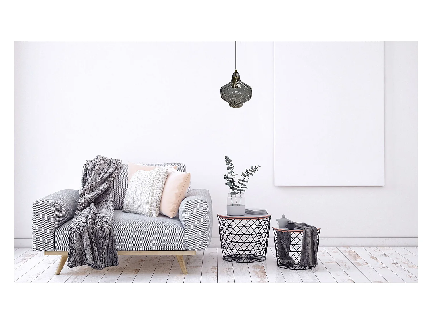 Hanglamp Toolight App1122-1Cp Grey