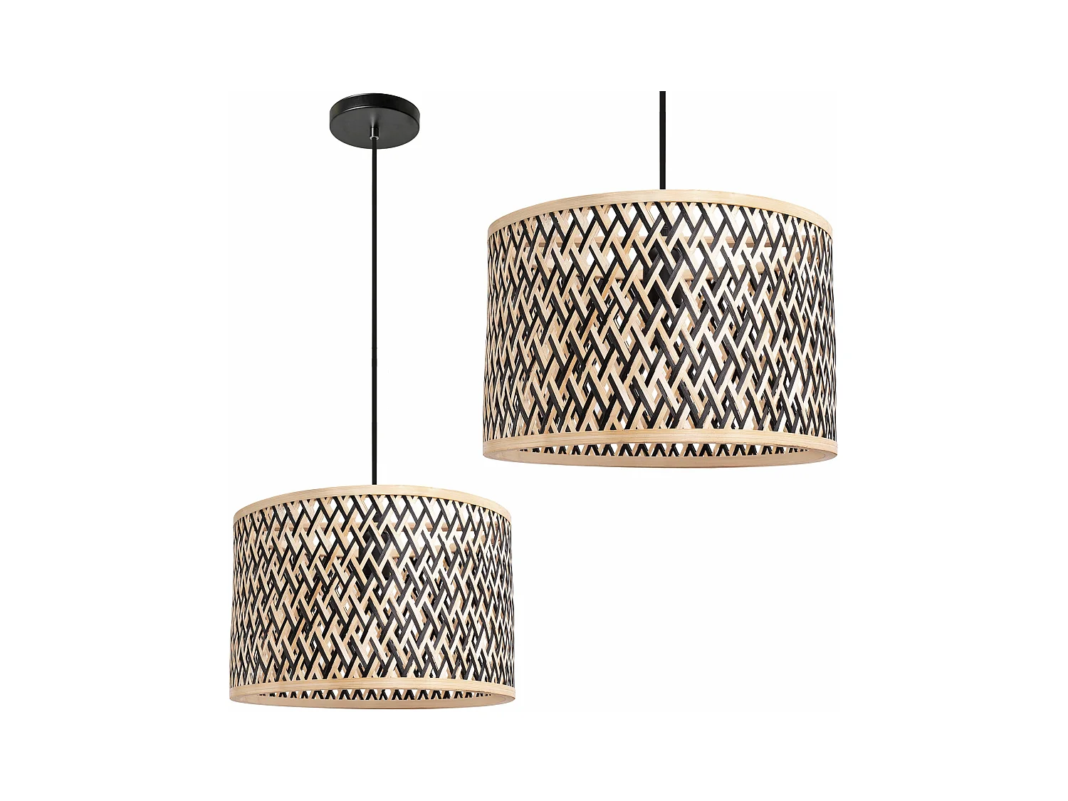 Lampe Suspendue Toolight App1543-1Cp Boho Beige
