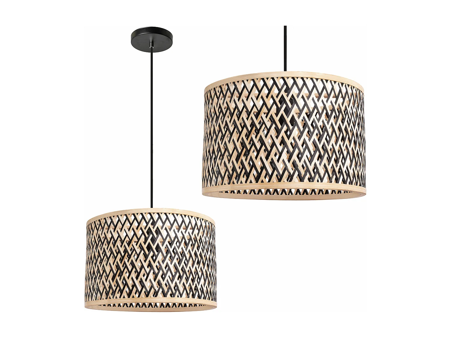 Lampe Suspendue Toolight App1543-1Cp Boho Beige