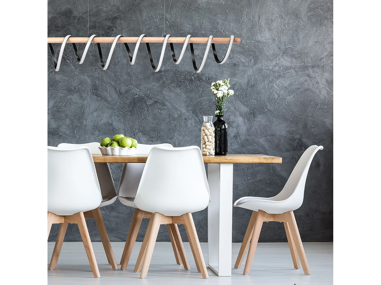 Lampe Suspendue Toolight Led App1288-Cp Black