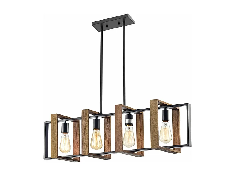 Lampe Suspendue Toolight App1583-4Cp Black Brown